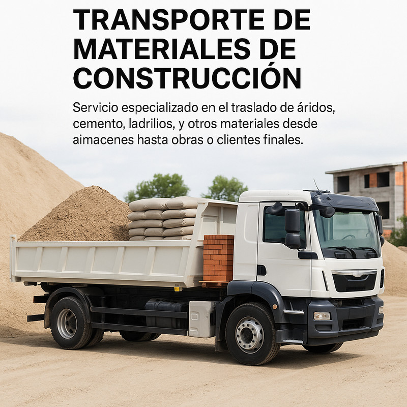 Transporte de materiales de construcción